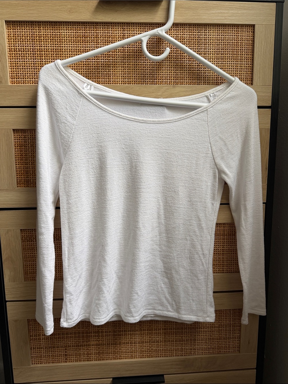 Rag & Bone/JEAN White Boatneck Top